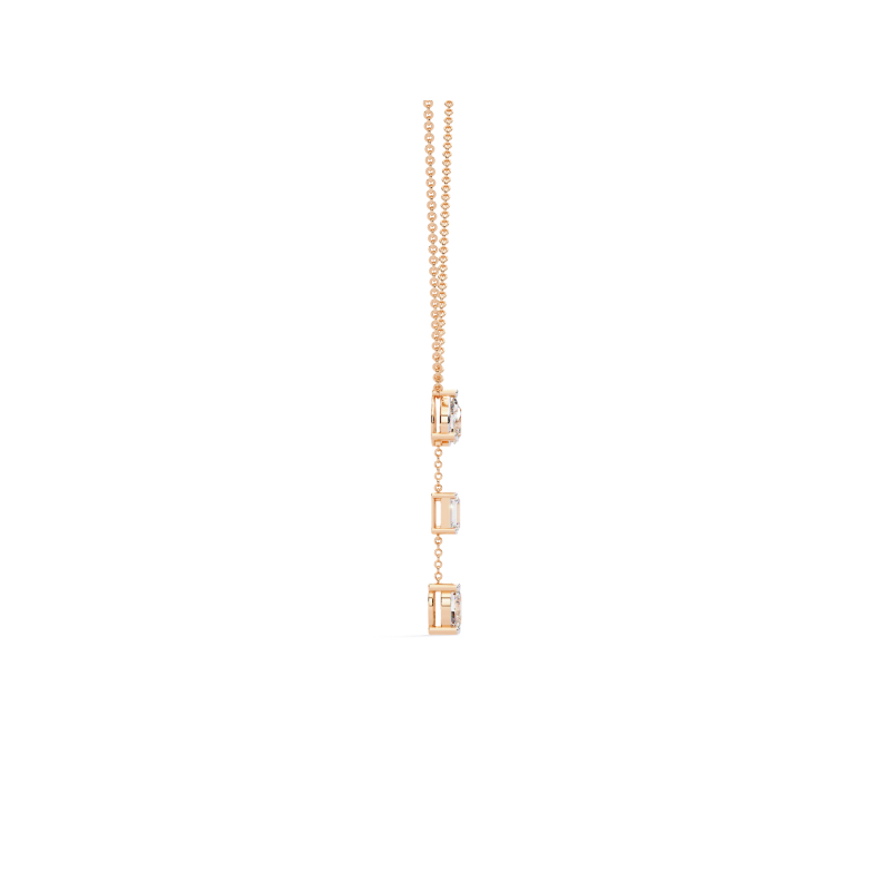 Celestial Cascade Diamond Drop Necklace
